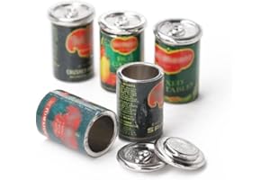 Odoria Escala 1/12 Miniaturas Latas 5Pz Accesorios Casa de Muñecas