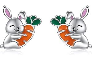 VONALA Boucles d'oreilles en argent sterling 925 avec motif animal - Hypoallergénique - Pour la Saint-Valentin, un anniversaire, Noël - Cadeau pour elle, femme, adolescente, fille