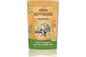 Reptiles Planet - Reptiseeds - Mélange de Graines à Germer pour Tortue Terrestre - 40 g