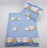 4 tlg. Babybettwäsche-Set in 70x50 cm incl. Füllung