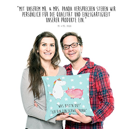 Mr. & Mrs. Panda Kissen 40×40 Einhorn + Schweinhorn – 100% handmade & handbedruckt – Einhörner, Unicorn, Einhorn, Freundschaft, Schweinhorn, Schwein, Freundin, Schweinchen Kissen, Kissenhülle, Kopfkissen, Geschenk, Schenken Einhörner, Unicorn, Einhorn, Freundschaft, Schweinhorn, Schwein, Freundin, Schweinchen - 2