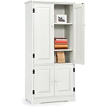 KOMFOTTEU Meuble De Salle De Bain, Avec 2 Tiroirs Et 2 Armoires à Porte