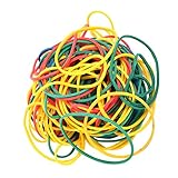 Estos elásticos están hechos de goma duradera y flexible, más duradera que las bandas de goma normales.