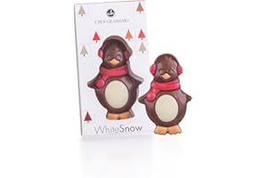 ‎CHOCOLISSIMO CHOCOLISSIMO - Weihnachtsschokolade - Pinguin aus Schokolade - Weihnachtssüßigkeiten, Schokolade Geschenk Weihnachten, Nikolaus Geschenke, Kinder, Mädchen, Junge, Mann, Frau, Frauen, Männer, Shoko