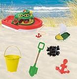 Sandspielzeug Sets, verschiedene Auswahl, Sandkastenspielzeug, Strand, Sonne, Meer (Set 3 - 6-tlg.)