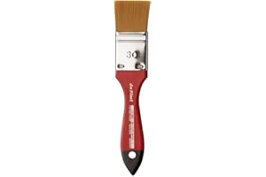 DA VINCI BRUSHES da Vinci 5080 Watercolor Series 5080 CosmoTop Spin Brosse à Cheveux synthétique avec Manche Rouge Taille 30 (5080-30)