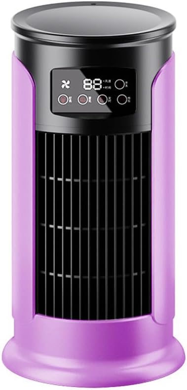 Climatizador Evaporativo, Aire Acondicionado Portatil, Humidificador/Ventilador/Enfriador, 3 Velocidades, 3 Modos, 12 Temporizadores, 4 Bolsas de Hielo, 10L, Adecuado para Hogar y Oficina(Púrpura)