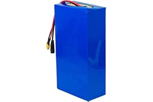 stdpcxz 24V 36V 48V 12Ah 15Ah 20Ah 1000W Batterie Lithium ION 54.6V Batterie Lithium ION Scooter Électrique avec BMS + Chargeur 48,20AH