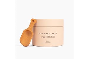 + Lux Unfiltered No 28 Peeling-Körperpolitur – Feuchtigkeitsspendendes und feuchtigkeitsspendendes veganes Körperpeeling (Santal)