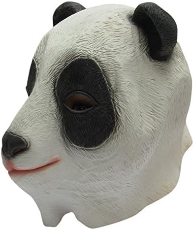 Panda Latex Mask Animal Kingdom Fancy Party Overhead Animal Mask Adults