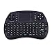 Produktbild FOXTSPORT 2,4GHz Mini Drahtlose Tastatur mit Touchpad Maus Combo für Smart TV, HTPC, IPTV, Android TV Box, XBOX360, PS3, Beamer, Pad, PC, usw.(Schwarz)