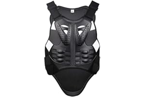 IFIKK Veste Armure Moto Blouson Motard Gilet Sport Veste avec Protection Veste Motard Gilet Protection Dorsale Équipement de Moto Cross Scooter VTT Motocross Homme ou Femme