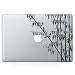 Produktbild Macbook Stickers, Bamboo Maeco Removable Vinyl Decals Sticker Skin, Eco-friendly Oracal Waterproof Stickers for Apple MacBook 12 inch (A1534) Laptop with Glowing Logo.