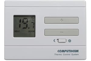COMPUTHERM Q3 Thermostat connecté, thermostat d’ambiance avec thermomètre pour radiateur, climatisation, chauffage au sol, régulateur de température