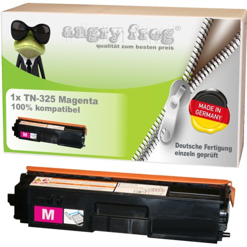 Magenta Toner made in Germany ersetzt BROTHER TN325 BK/ C/ M/ Y - für BROTHER DCP 9055 CDN, DCP 9270 CDN, HL 4140 CN, HL 4150 CDN, HL 4570 CDW, HL 4570 CDWT, MFC 9460 CDN, MFC 9465 CDN, BROTHER MFC 9970 CDW