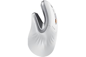 ProtoArc EM11 NL ergonomiczna mysz pionowa, bezprzewodowa, ładowana mysz z 3 urządzeniami (Bluetooth + Bluetooth + USB), pionowa mysz bezprzewodowa do komputera, iPada, Mac, Windows