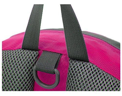 FakeFace® Nylon Wasserdichte Multifunktion-Hüfttasche Gürteltasche Rücksack Schulter Umhängetasche Brustbeutel Bauchtasche mit Flaschenhalter für Gym Camping Wandern Radfahren Reisen Bergsteigen - 5