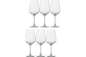 Schott Zwiesel artwork Lot de 6 verres de dégustation pour vin rouge