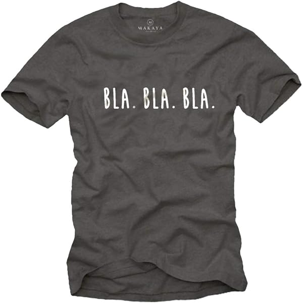 MAKAYA White Rabbit T-Shirt Herren - Lustiger "Who Is Alice" Spruch | Baumwolle