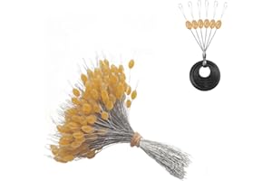 SEIWEI Fishing Bobber Stoppers - 600pcs Rubber Olive Shape Stop Beads, Float Sinker Stops Accessories for 0.8#-5.0# Lines