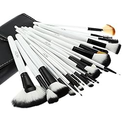 Set de brochas de maquillaje profesional Abody, pinceles de madera (36 piezas) + bolsa de estuche
