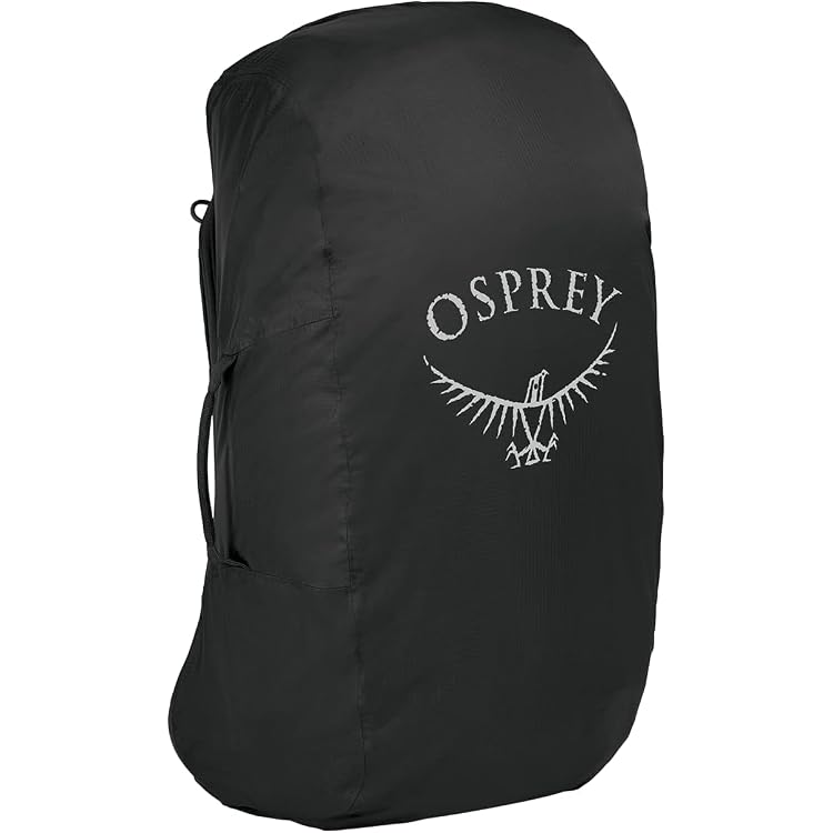 Osprey Ultraleichter Rucksackschutz – Regenhülle Größe L, Farbe Waterfront Blue | Für Rucksäcke 70-100 Liter