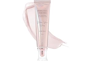 FACESCANADA Strobe Cream - Rose Gold, 30Ml Primer + Highlighter + Moisturizer Shea Butter & Hyaluronic Acid Intense Hydration Flawless Radiant Dewy Skin Illuminating & Glowing Makeup Base