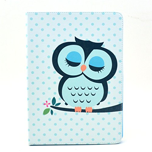 Hülle für Samsung Tab 2 10.1 Zoll ,PU Leder Case Hülle im Bookstyle mit Standfunktion Tasche für Samsung Galaxy Tab 2 10.1'' Zoll P5100 Schutzhülle Flip Cover Leder Schale Etui (Schlafende Eule)