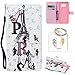 Produktbild für Galaxy S8 Plus PU Leder Silikon Schutzhülle Diamant Handy case Book Style Portemonnaie Design für Samsung Galaxy S8 Plus + Schlüsselanhänger ( MNC (6)