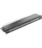 Patch Panel DeleyCON CAT6 - 24 Porte Schermato Per Rack 19 Pollici, Nero - Foto 9