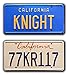 Produktbild Celebrity Machines Knight Rider | kitt Trans Am | Knight + 77 KR117 | Metall Prägung Vanity Prop Nummernschild Combo