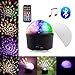 Price comparison product image Disco Bluetooth Music Crystal Magic Ball Light, Speaker Strobe Party Light, USB Powered Night Light, 9 Color LED Sound Control Rotate Projector Stage Light Remote Control 10.5 * 10.5 * 11.1cm