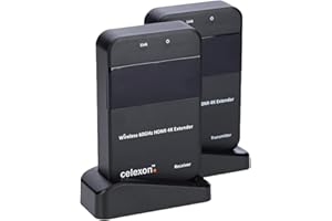 celexon Expert HDMI-Funk-Set WHD30M kabellose Medienübertragung über bis zu 30m - 4K UHD Auflösung - 3D, WiHD 1.1, Dolby True HD, DTS-HD, LPCM.