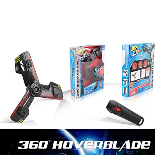 lanspo Drone interactivo Juegos al aire libre, Handheld Flying Spinner giratorio para niños, rojo, 31*26*6mm