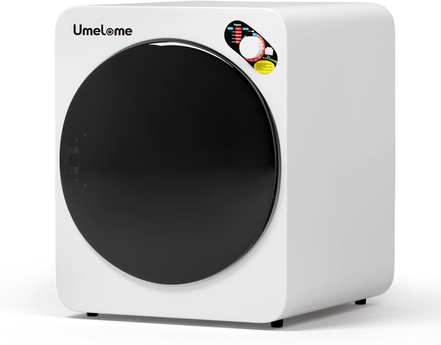 Vented Dryer Tumble Dryer by Umelome, 4kg Portable Clothes Dryer with Stainless Steel Drum, 10 Free Replacement Filters, ECO Energy Saving Mode, for Apartments, RVs & Caravans, 2026 Upgraded Model