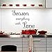 Produktbild wandaufkleber schmetterling Wall Decals Quote Season Everything with Love Decal Vinyl Sticker Chef Home Decor Kitchen Interior Cafe Restaurant Bedroom Art Murals