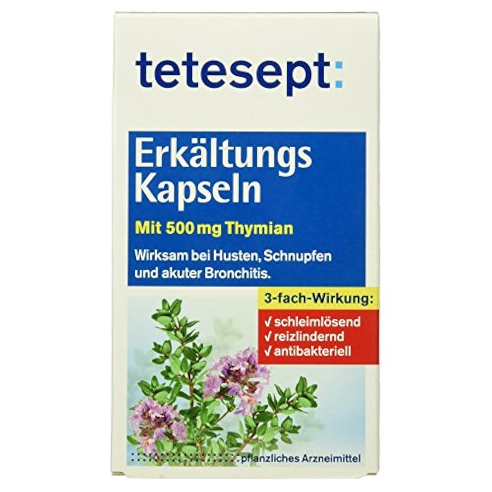 Tetesept Erkältungs- Kapseln, 40 Stück