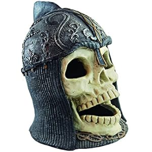 Haquoss Medieval Skull-13X 14X 18H cm