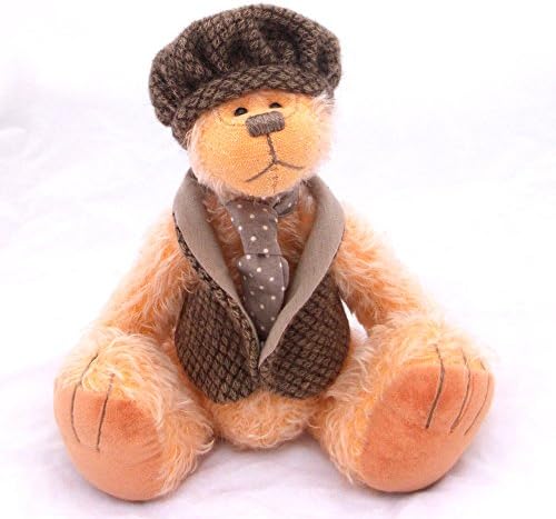 McBean - Teddy Bear Orange Mohair Artist Collectable OOAK 25cm