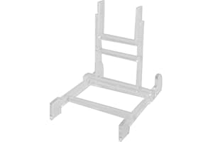 Tincogo Dos Parte Ajustable Pantalla plástico acrílico Transparente Soporte Caballete Adecuado para 6"-12" Claro