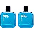 Wild Stone Hydra Energy Premium Eau De Parfum for Men, Pack of 2 (100ml each)|Long Lasting Perfume|Luxury Perfume for Men|Gift for Husband, Boyfriend