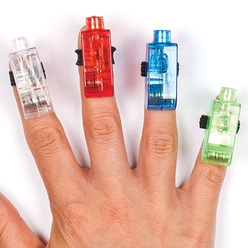 Fingerlichter für Kinder als kleines Geschenk zu Weihnachten (4 Stück) - 2