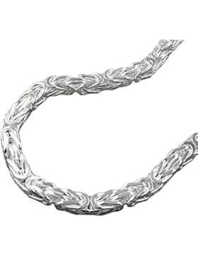 Armband Armkette silber Königskette quadratisch poliert 23,5 cm Silber 925