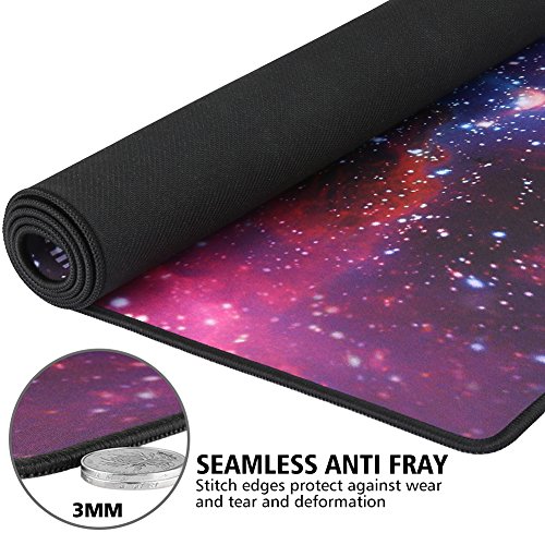 Eastshining XXL Alfombrilla de Rat  n Grande para Gaming 900x400x3mm Alfombrilla Rat  n con Base Antideslizante Almohadilla Raton Para Ordenador