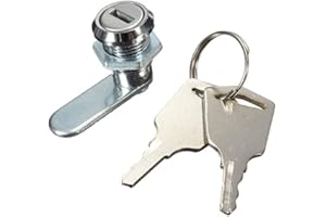 BAOGU Serrure pour boîte aux lettres - Pour meuble - 15 mm - Avec 2 clés