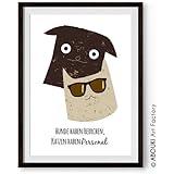 ABOUKI lustiger Kunstdruck - ungerahmt - 