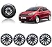 Auto Pearl - Premium Quality Car Black Wheel Cover Caps 14 Inches Press Type Fitting For - Ford Figo Aspire RS.1349.00