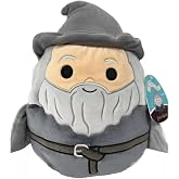 Squishmallows SQWB00314 - Y&uuml;z&uuml;klerin Efendisi Gandalf 25 cm, resmi Jazwares pel&uuml;ş, s&uuml;per yumuşak pel&uuml;ş hayvan