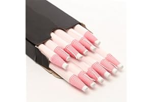 Tutoy 12 Pcs Marker Peel Off Chinagraph Grease Crayon De Cire pour Métal Verre Tissu - Blanc