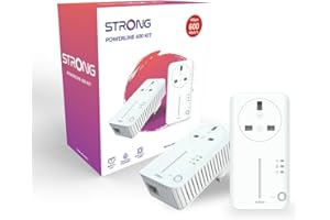STRONG AV600 POWERLINE KIT, Data Transfer Speed Up to 600 Mbps, No Configuration Required (2 PACK)